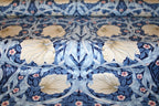 William Morris 'Small Pimpernel Blue' Bomuld