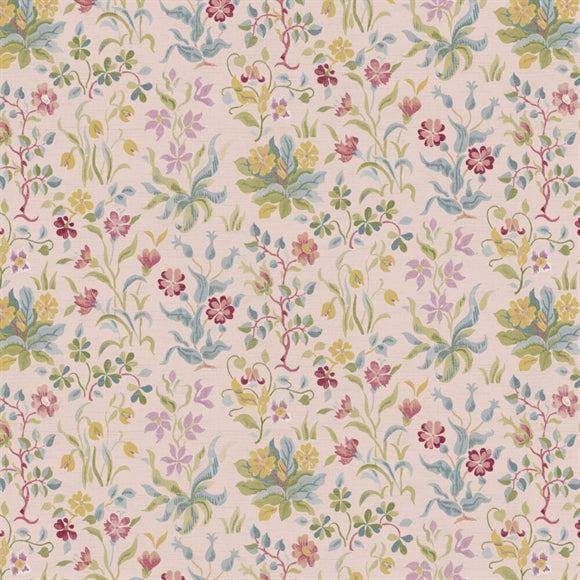 William Morris 'Flowers by May Rose' Bomuld