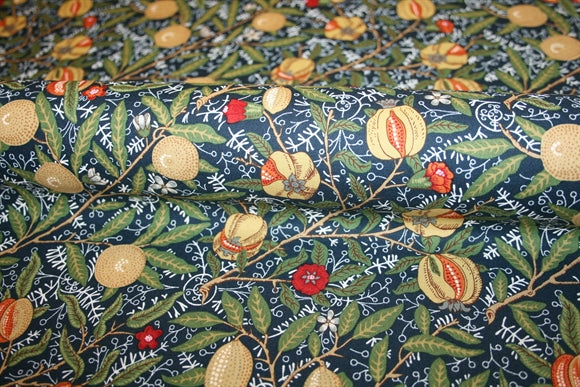 William Morris 'Fruit Ink' Bomuld