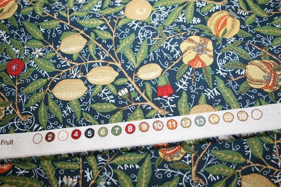 William Morris 'Fruit Ink' Bomuld