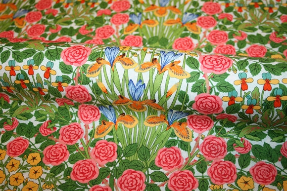 William Morris 'Campanula Seaglass' Bomuld