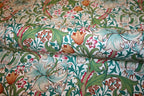 William Morris 'Golden Lily Fuchsia' Bomuld