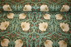 William Morris 'Small Pimpernel Green' Bomuld