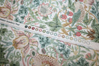 William Morris 'Strawberry Thief Olive' Bomuld