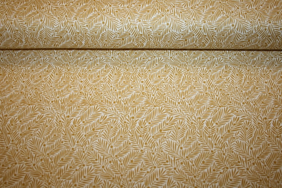 William Morris 'Yew & Aril Sunshine' Bomuld