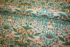 William Morris 'Strawberry Thief Mint' Bomuld