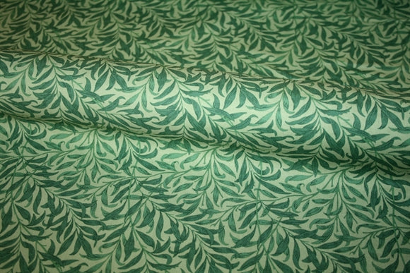 William Morris 'Willow Boughs Green' Bomuld