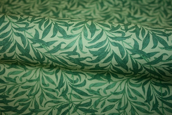 William Morris 'Willow Boughs Green' Bomuld