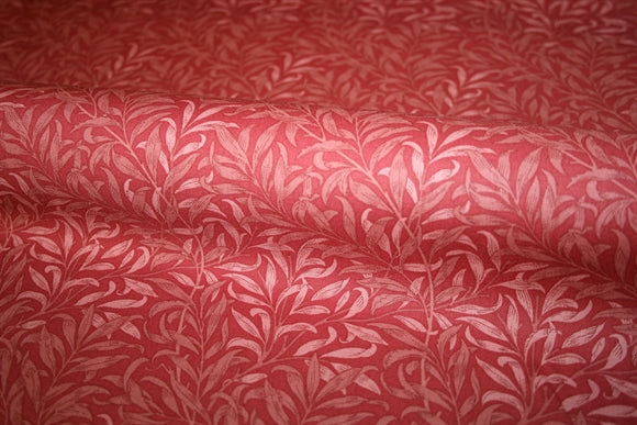 William Morris 'Willow Boughs Red' Bomuld