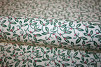 William Morris 'Mistletoe Cream' Bomuld