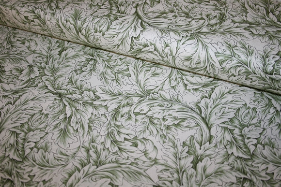 William Morris 'Small Acanthus Scroll' Bomuld