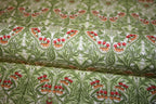 William Morris 'Bluebell Leafgreen' Bomuld