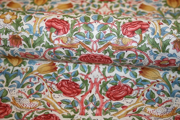 William Morris 'Rose' Bomuld