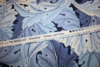 William Morris 'Large Acanthus Blue' Bomuld