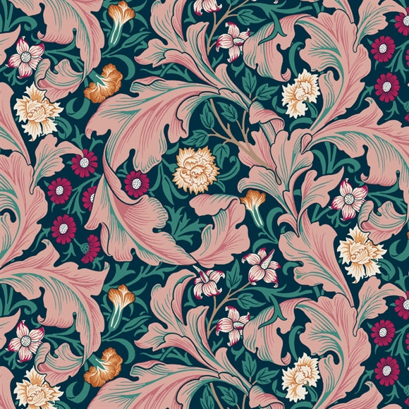 William Morris 'Leicester Teal' Bomuld