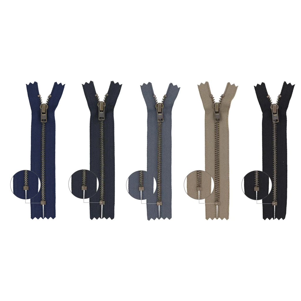 YKK bukselynlås 15 cm. (flere farver)