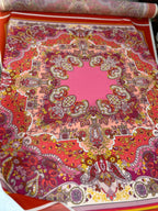 'Scarf Paisley Rosso' Silke - Uld (2. sortering)*