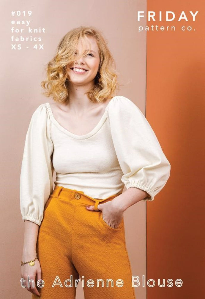 'Adrienne' bluse symønster