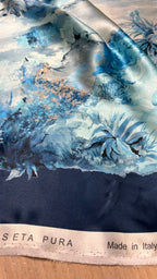 Paesaggio Azzurro – silke med landskabsmotiv