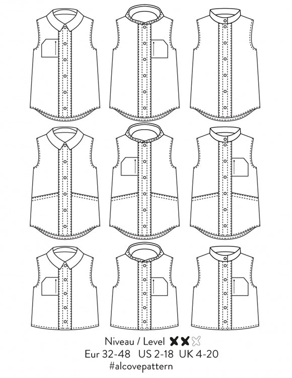 'Alcôve' vest symønster