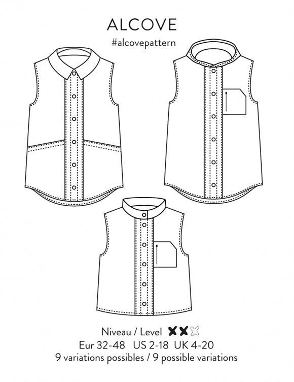 'Alcôve' vest symønster