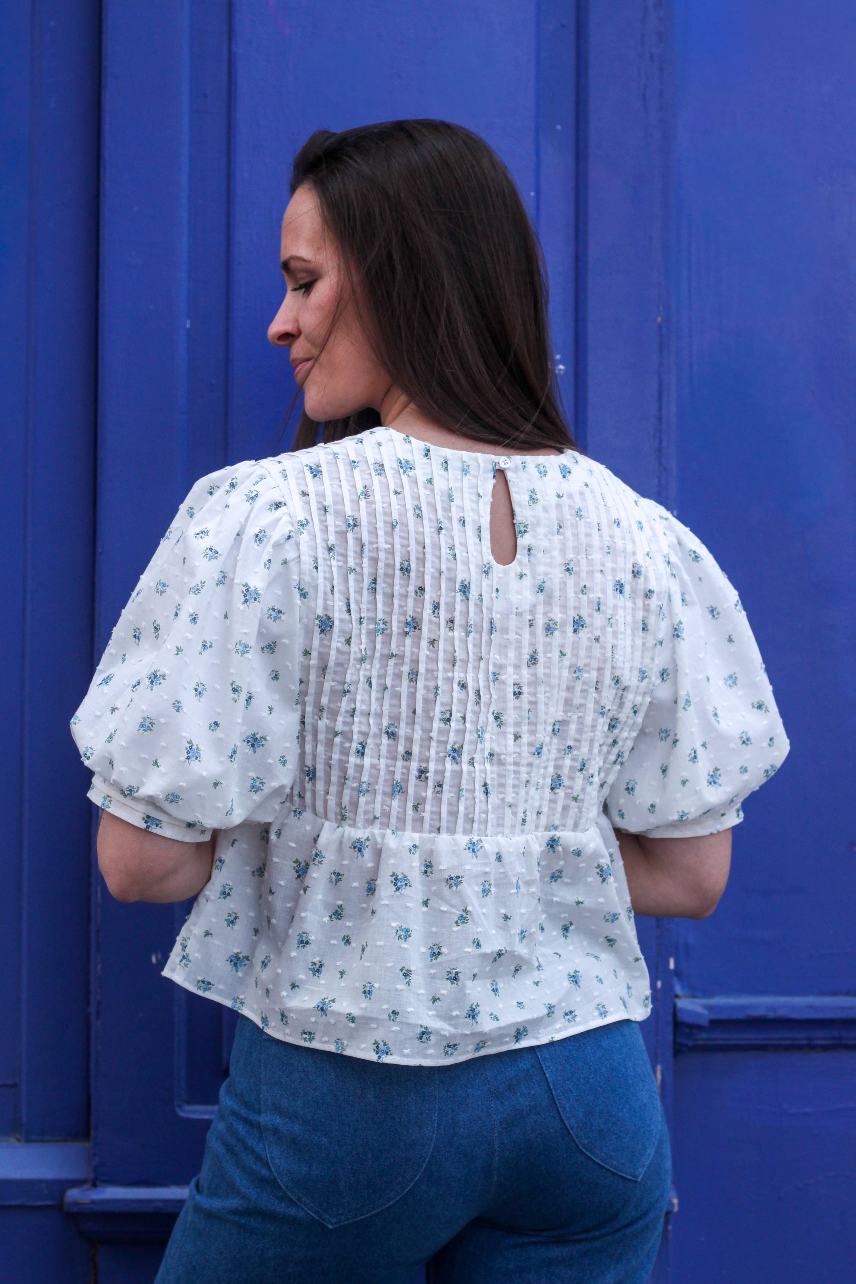 Ellie – symønster til bluse (str. 34–52) | Cha’ coud