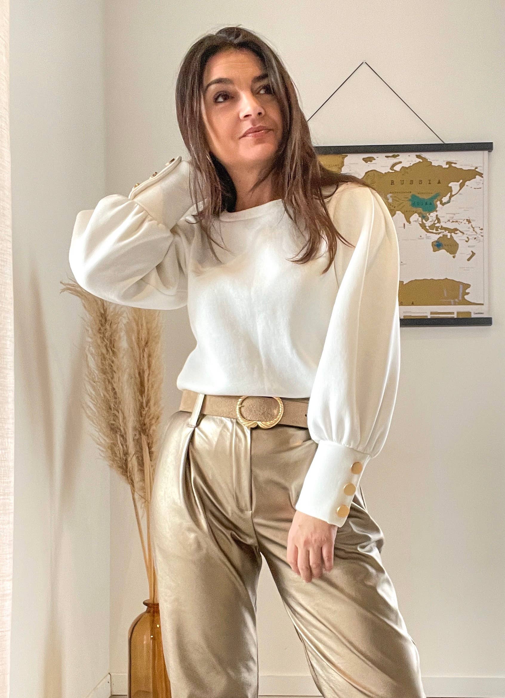 'Maya' kjole og bluse symønster (str. 34-52)