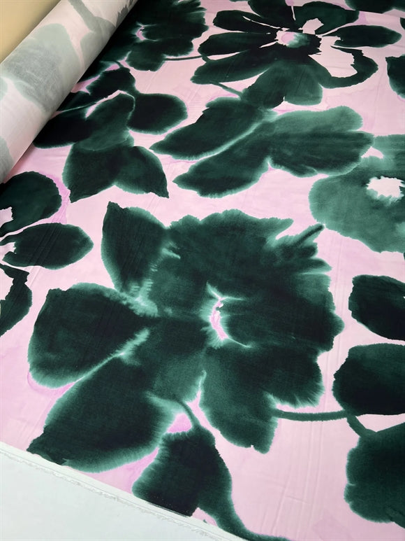 'Fioritura Acquarello' Viscose