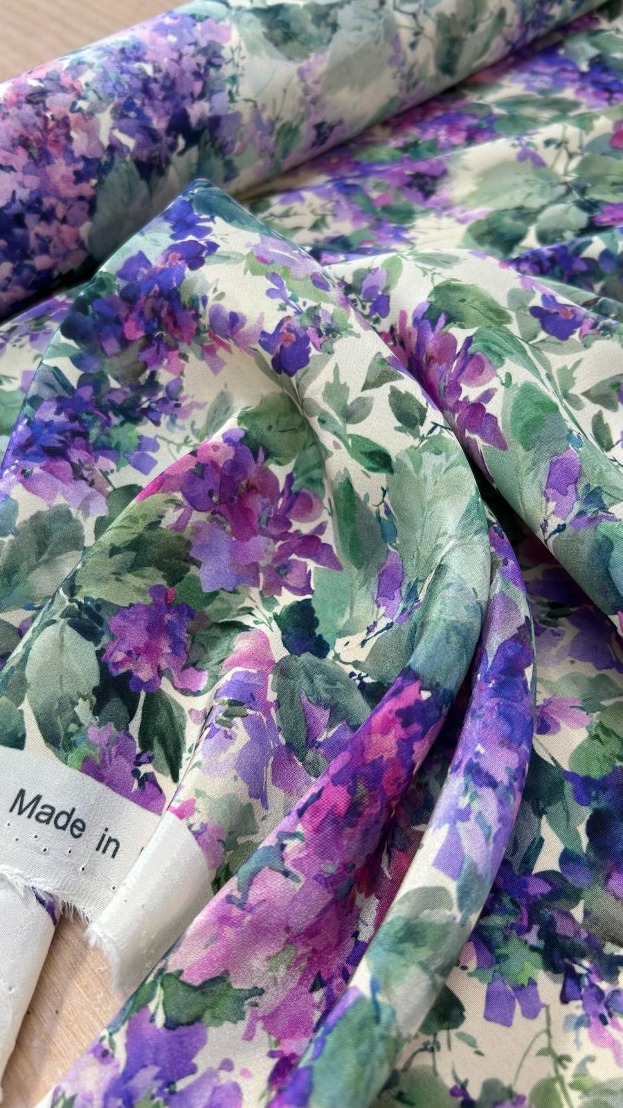 'Giardino Viola' Silke & Viskose