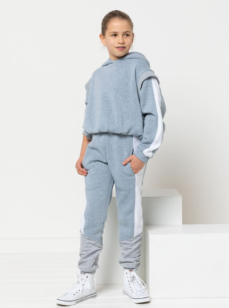 Beckett Teen - symønster til sweater (8-16 år) | Style Arc