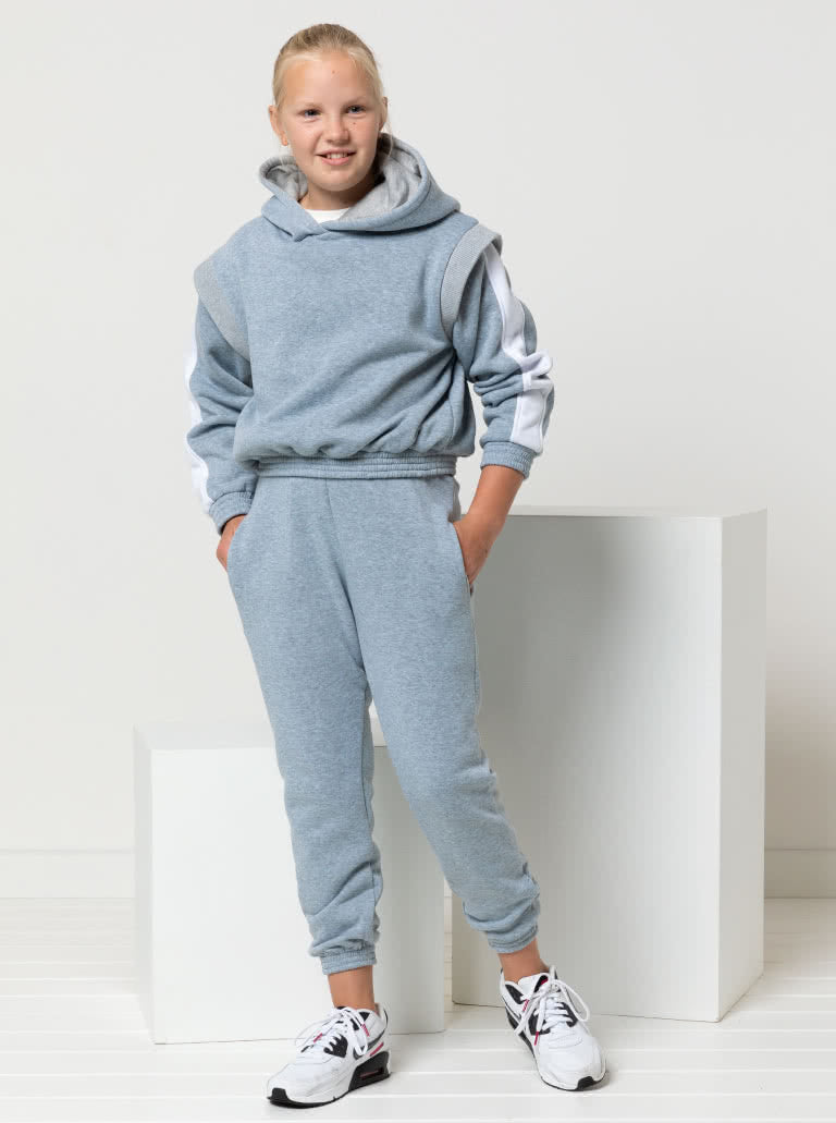Beckett Teen - symønster til sweater (8-16 år) | Style Arc