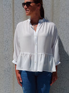 'Blossom' bluse symønster (str. 32-44)