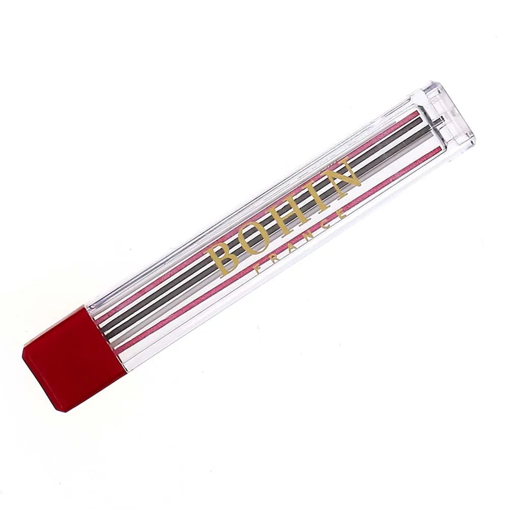 Refill til Bohin kridtblyant 0,9 mm – 6 assorterede stifter