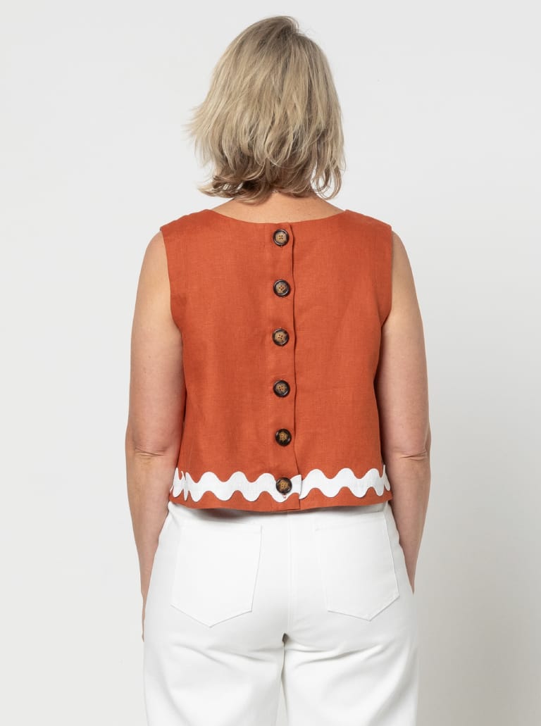 Bonnie - top og bluse symønster | Style Arc