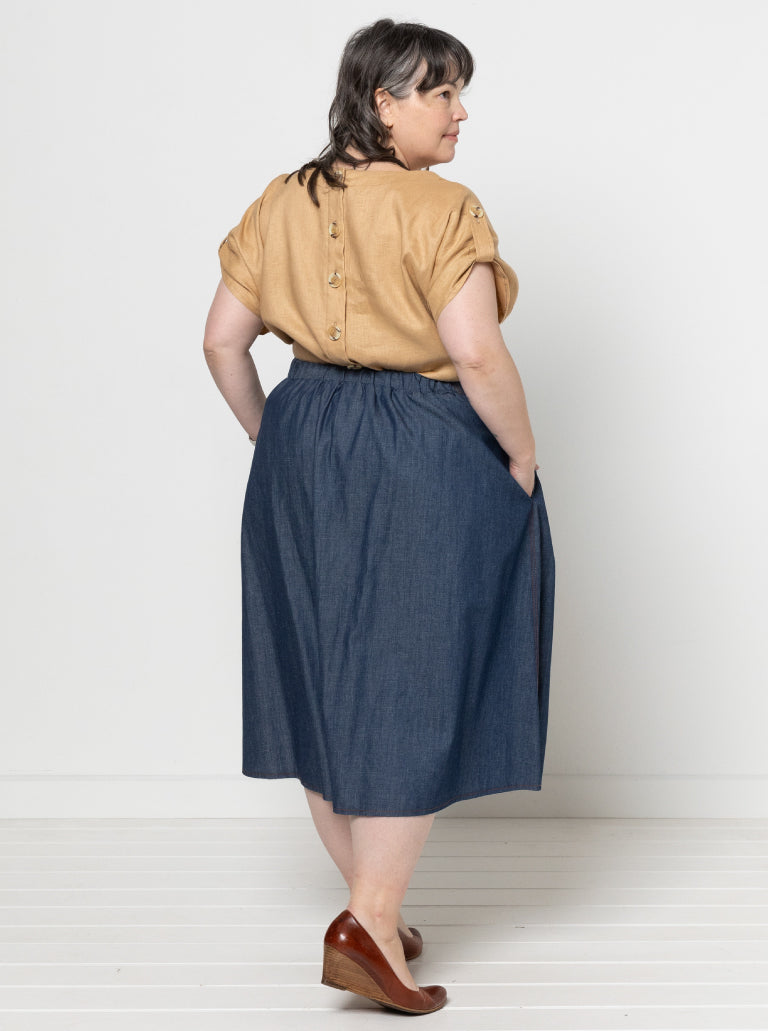 Bonnie - top og bluse symønster | Style Arc
