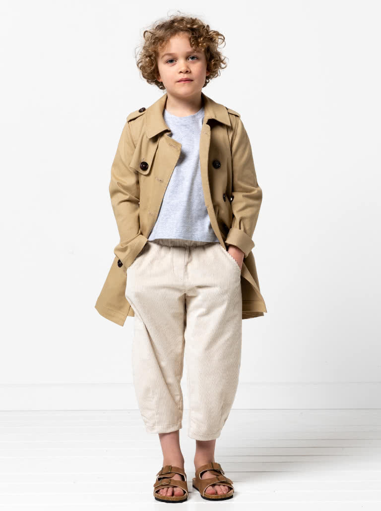 Camille Kids - symønster til frakke (2-14 år) | Style Arc
