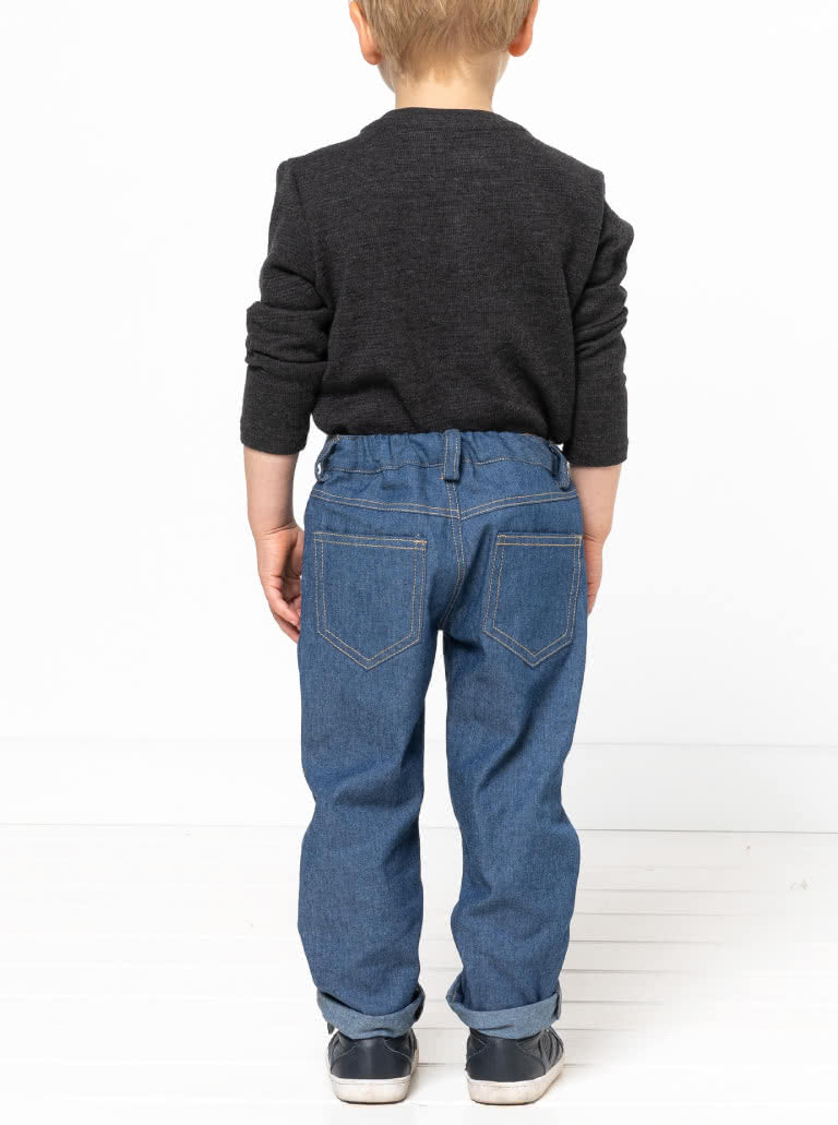 Carlisle Kids - symønster til jeans (2-8 år) | Style Arc