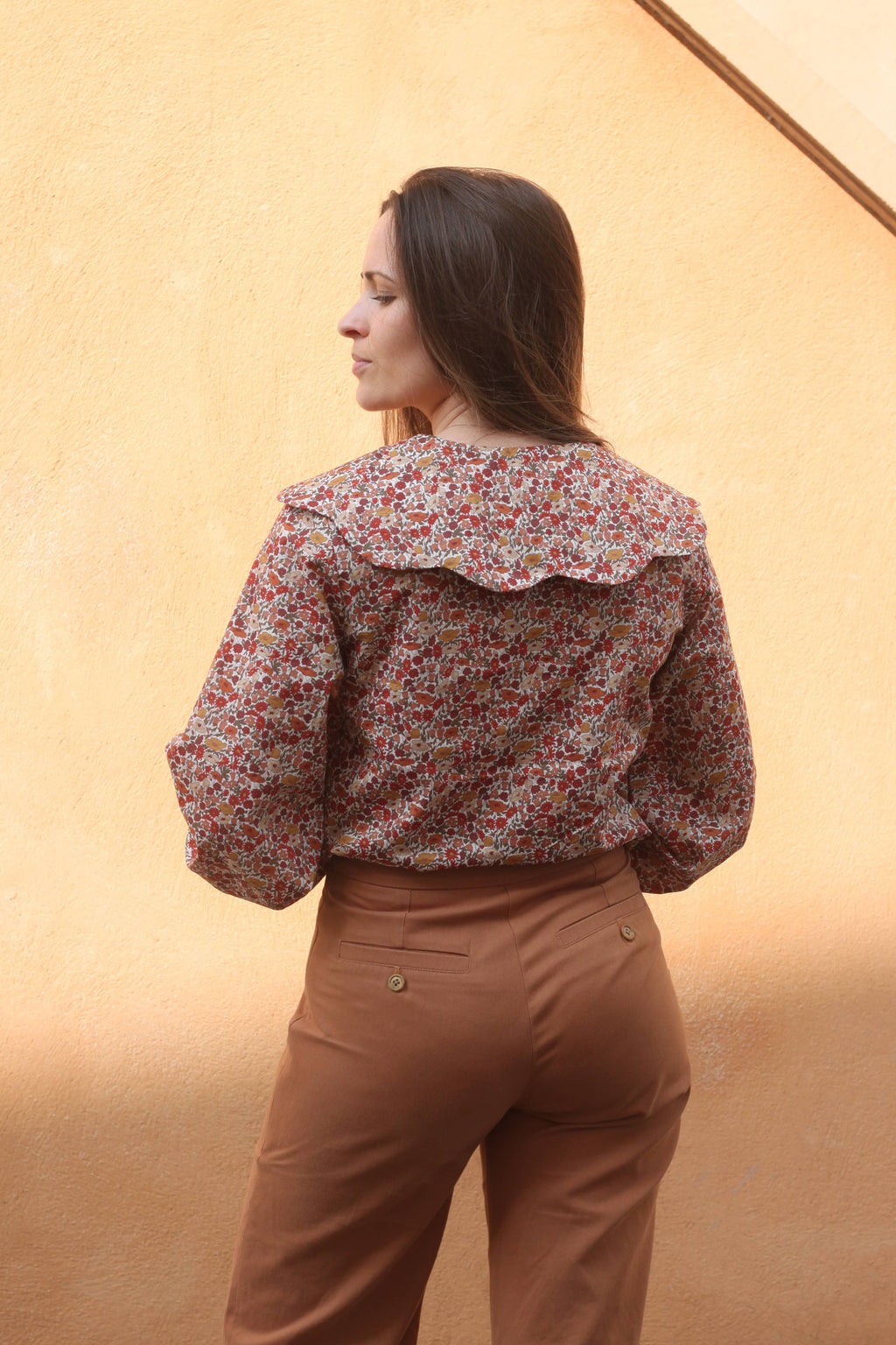 'Valentine' bluse symønster (str. 34-52)