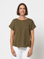 'Courtney' bluse symønster (str. 32-44)