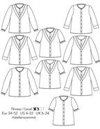 'Diapason' bluse symønster