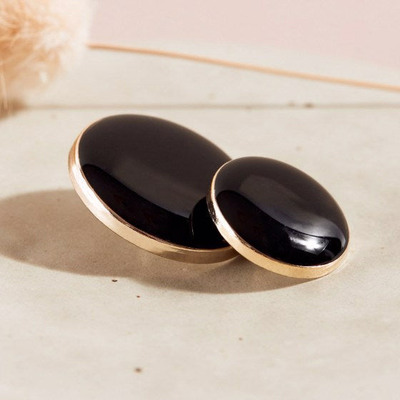 'Dotty Black 20 mm.' øjeknap