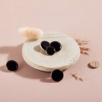 'Dotty Black 20 mm.' øjeknap