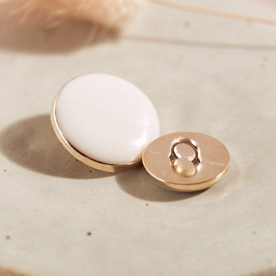 'Dotty Off-White 20 mm.' øjeknap