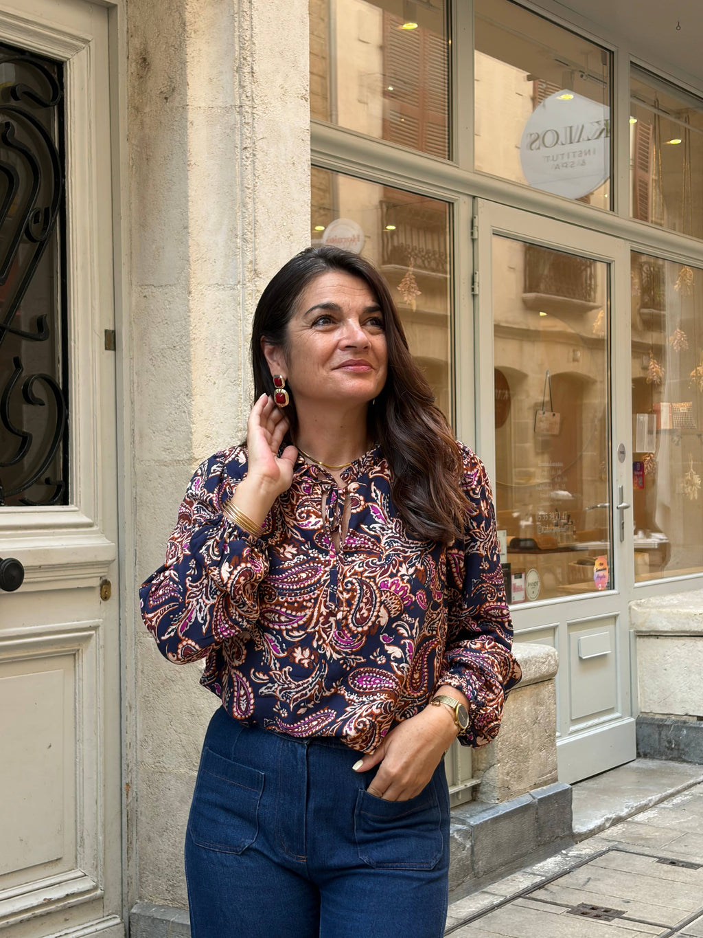 SY-KIT: Laly bluse i viskose twill