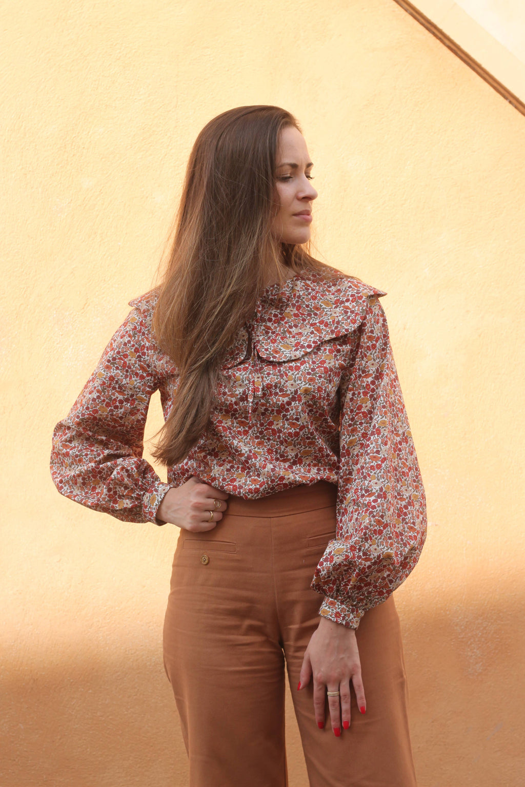 'Valentine' bluse symønster (str. 34-52)