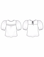 'Sagebrush' bluse symønster
