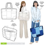 Forrest Tote - symønster til taske | Style Arc