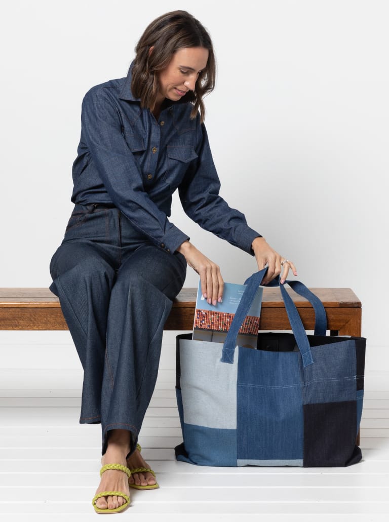 Forrest Tote - symønster til taske | Style Arc