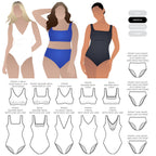 Hamilton Swim Set - symønster til badetøj (str. 32-44) | Style Arc