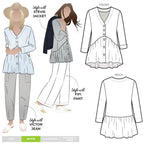 'Jules (S)' bluse symønster